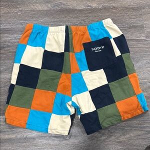 Supreme FW18 Patchwork Pique Shorts